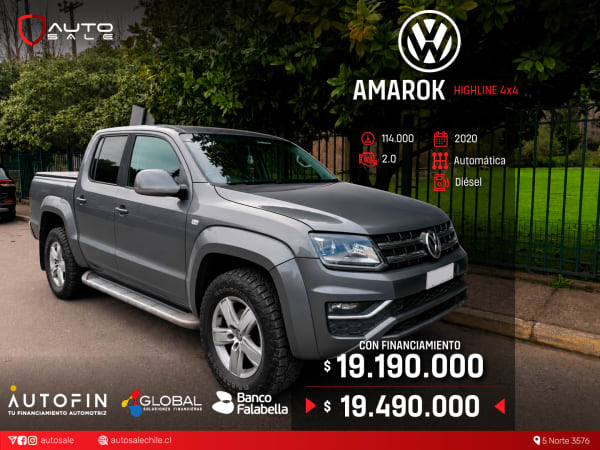 2020 Volkswagen Amarok en venta - Maule