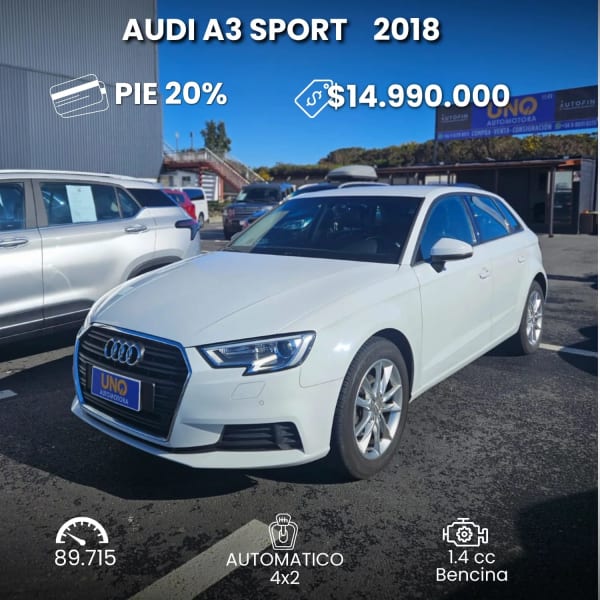 2018 Audi A3 Sport en venta - Los Lagos