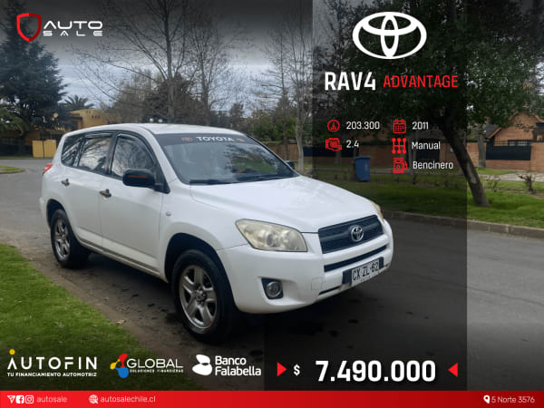 2011 Toyota RAV4 en venta - Maule