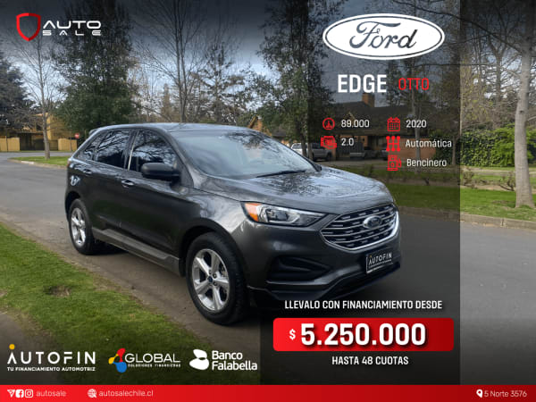 2020 Ford Edge Otto en venta - Maule