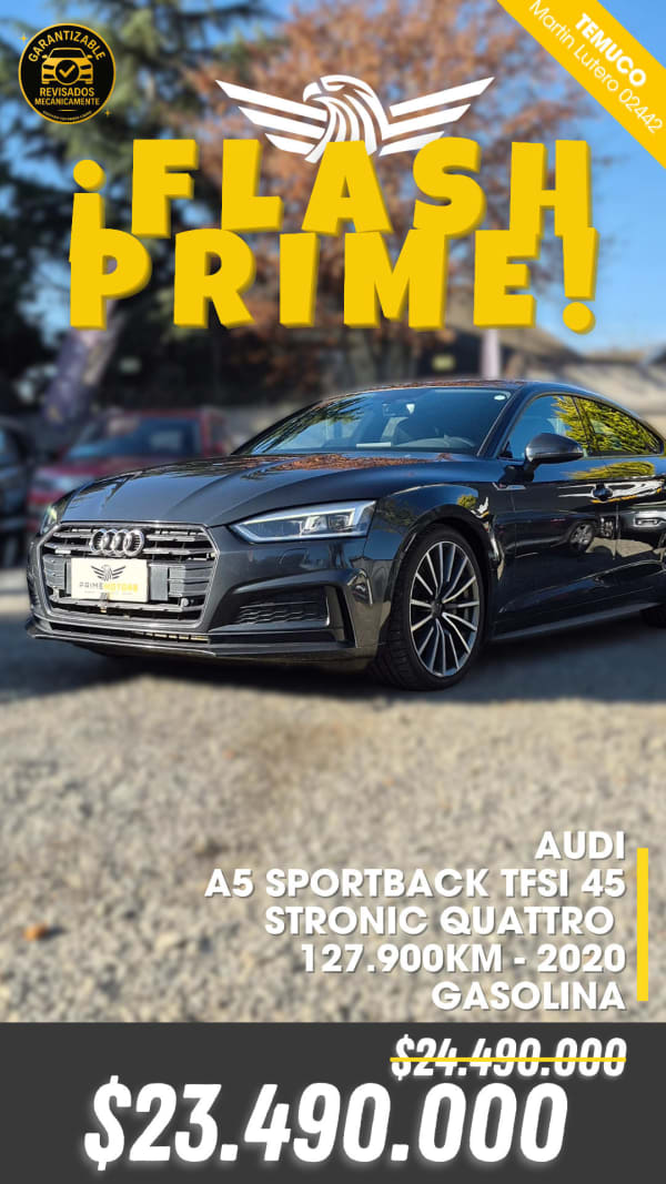 2020 Audi A5 en venta - La Araucanía