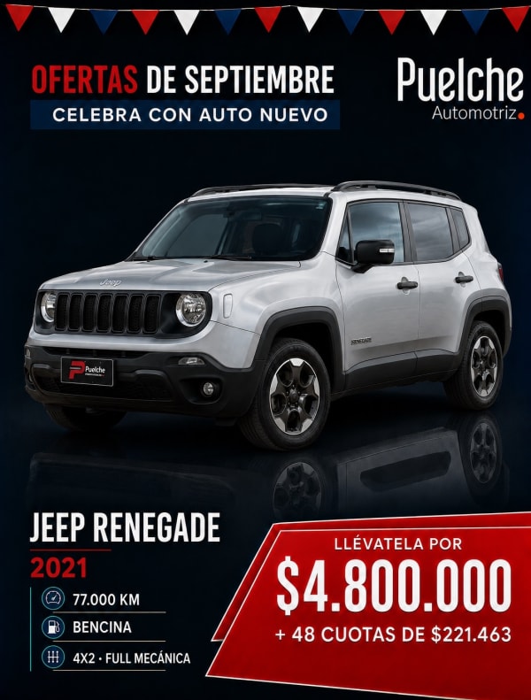 2021 Jeep Renegade en venta - Biobío