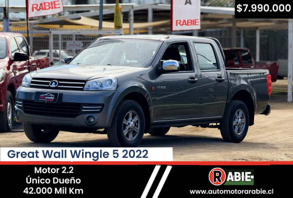 2022 Great Wall Wingle 5 2.2 en venta - Metropolitana de Santiago