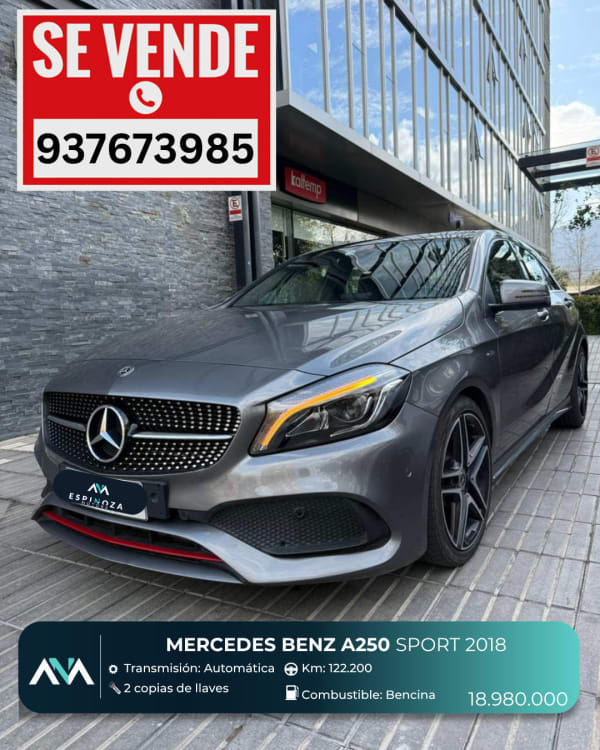 2018 Mercedes-Benz A250 en venta - Metropolitana de Santiago
