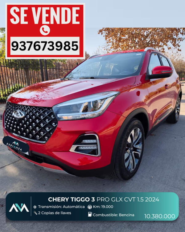 2024 Chery Tiggo 3 Pro en venta - Metropolitana de Santiago