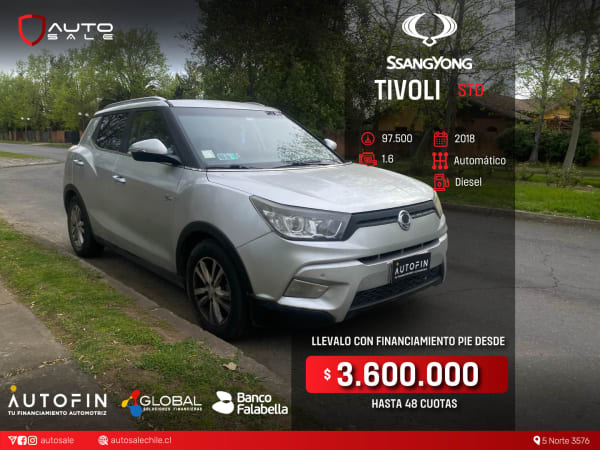 2018 SsangYong Tivoli en venta - Maule