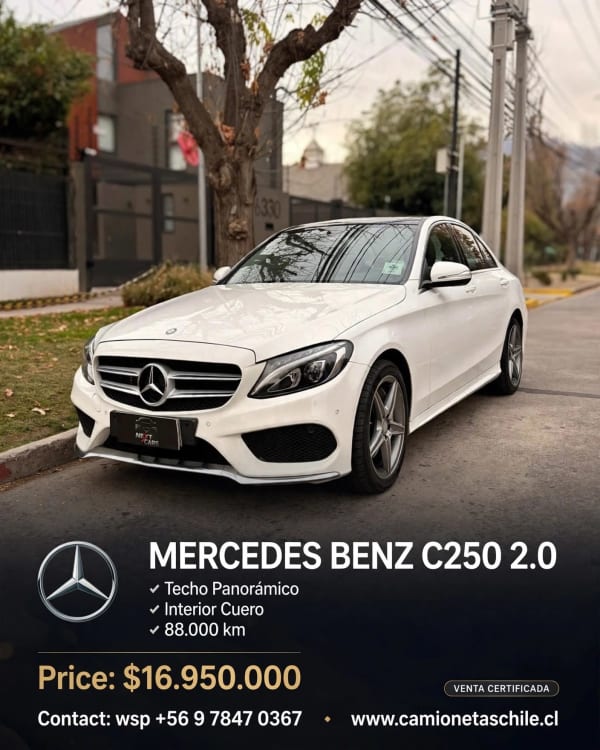 2015 Mercedes-Benz C250 en venta - Valparaíso