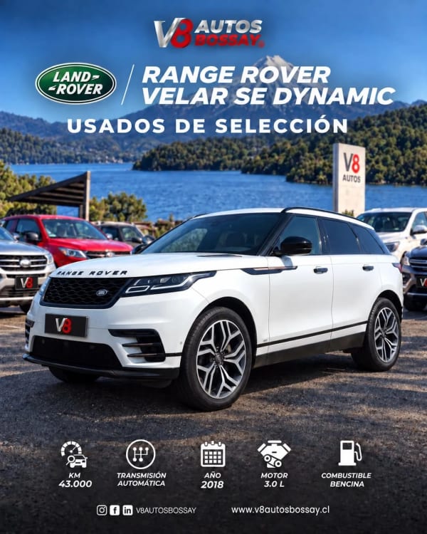 2018 Land Rover Range Rover Velar SE Dynamic en venta - Los Lagos