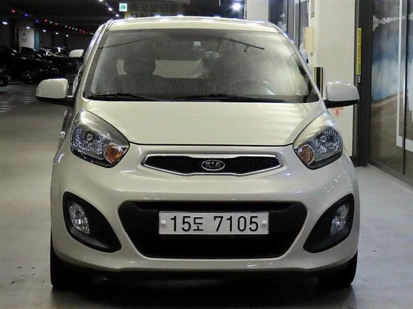 2012 KIA Morning Ref 428621 Gasoline Blanco