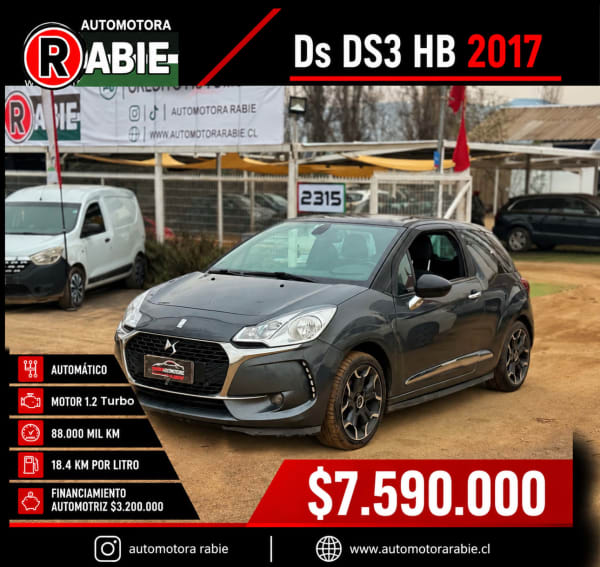 2017 Ds Ds3 en venta - Metropolitana de Santiago