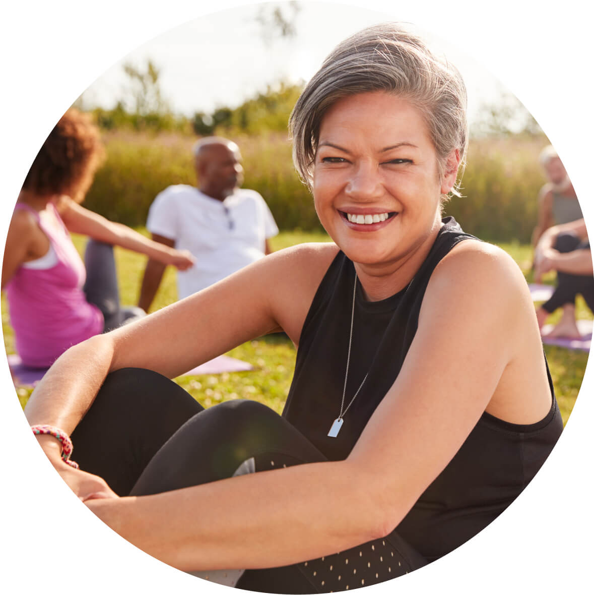 smiling woman