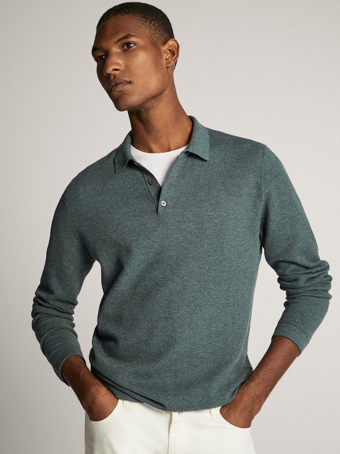 Поло Massimo Dutti, 4490 P. (massimodutti.com)