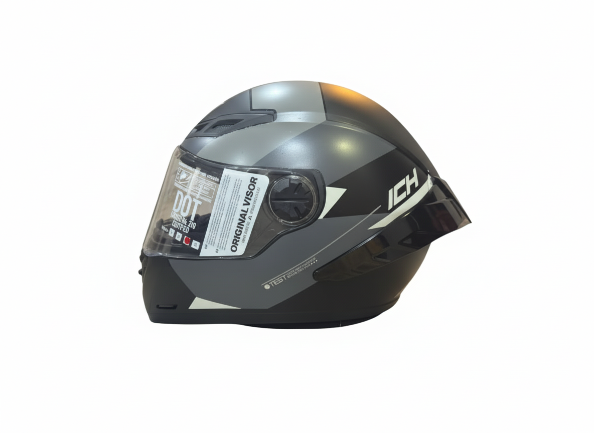 Casco Integral 501 Gris - Negro