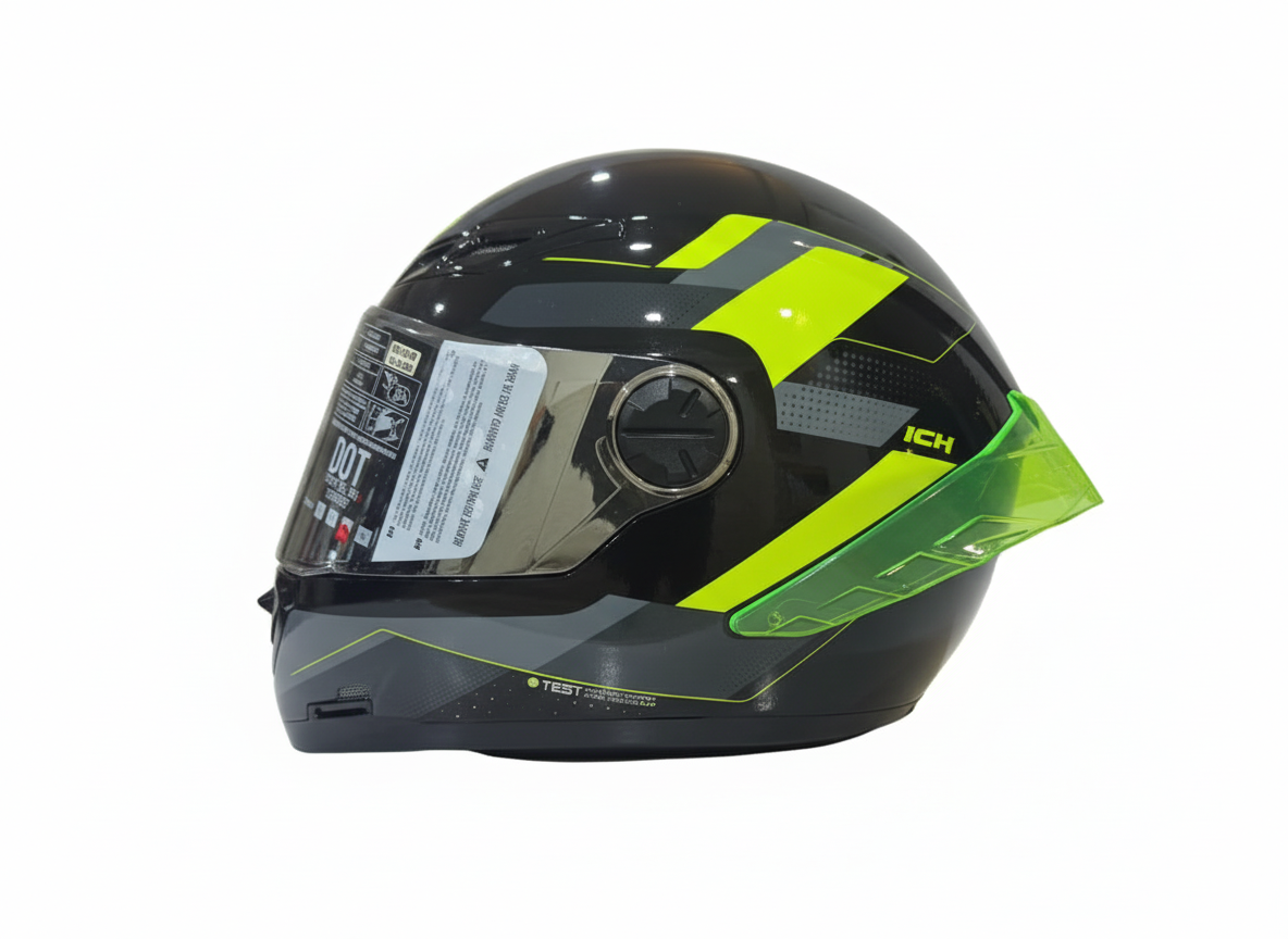 Casco Integral 501 Negro brillante