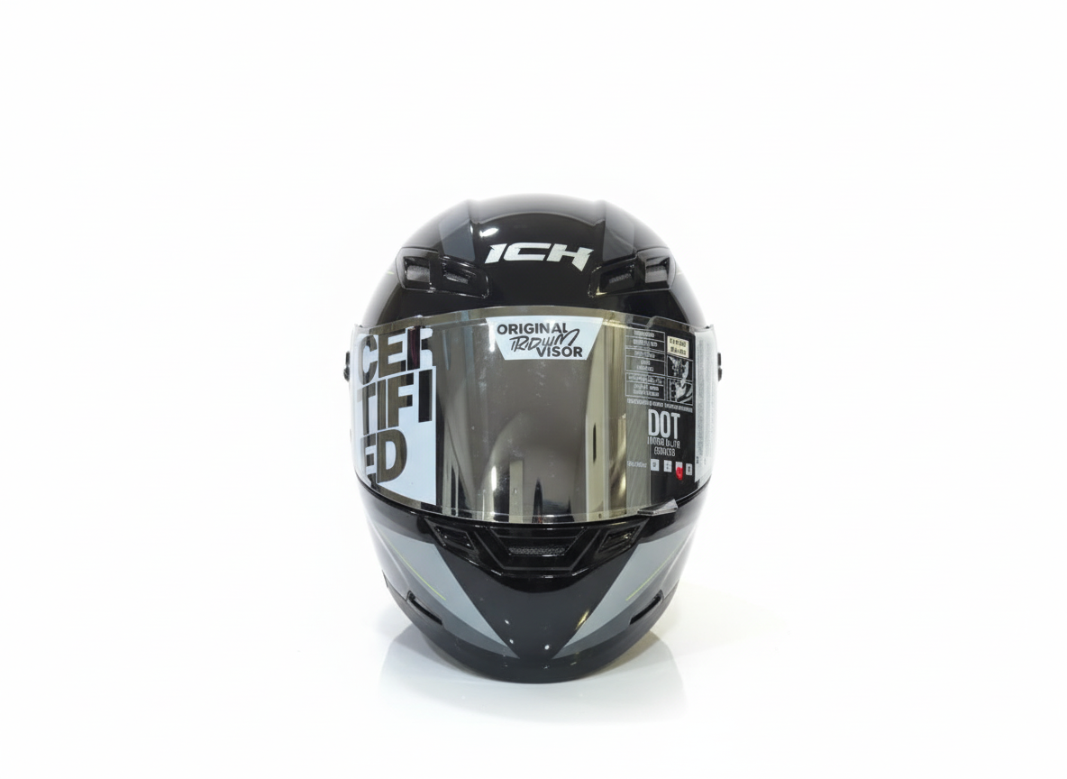 Casco Integral 501 Negro brillante