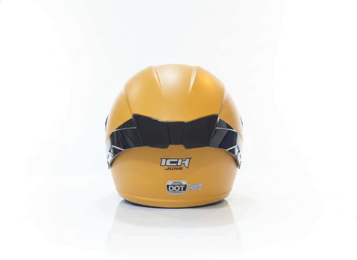 Casco integral ICH 501, Amarillo Mostaza