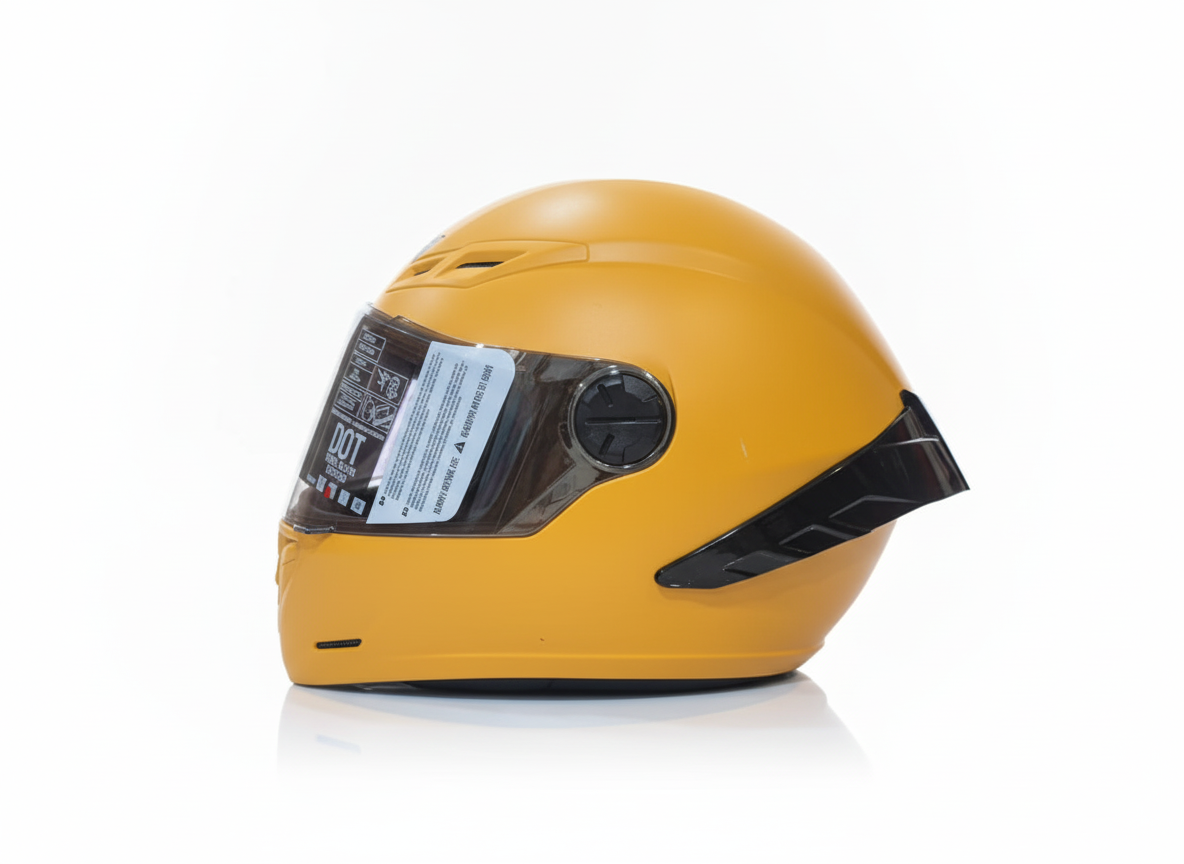 Casco integral ICH 501, Amarillo Mostaza