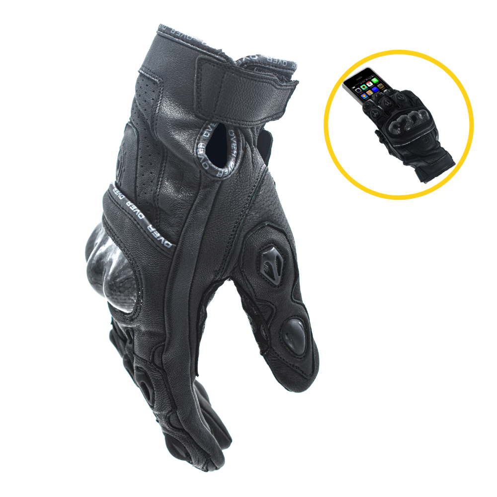 Guantes Over en cuero