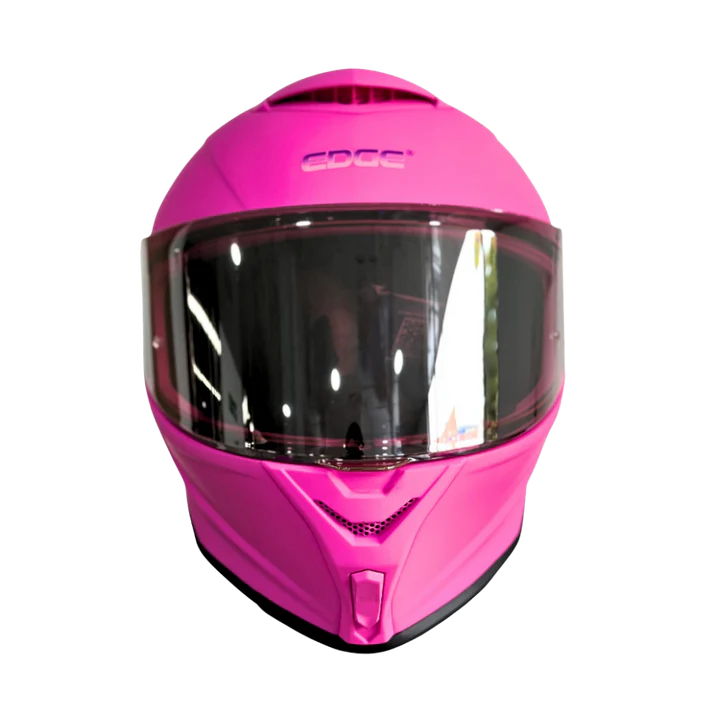 Casco Edge Integral Shanghai Solido Rosado Mate