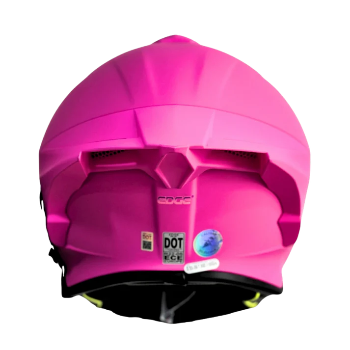 Casco Edge Integral Shanghai Solido Rosado Mate