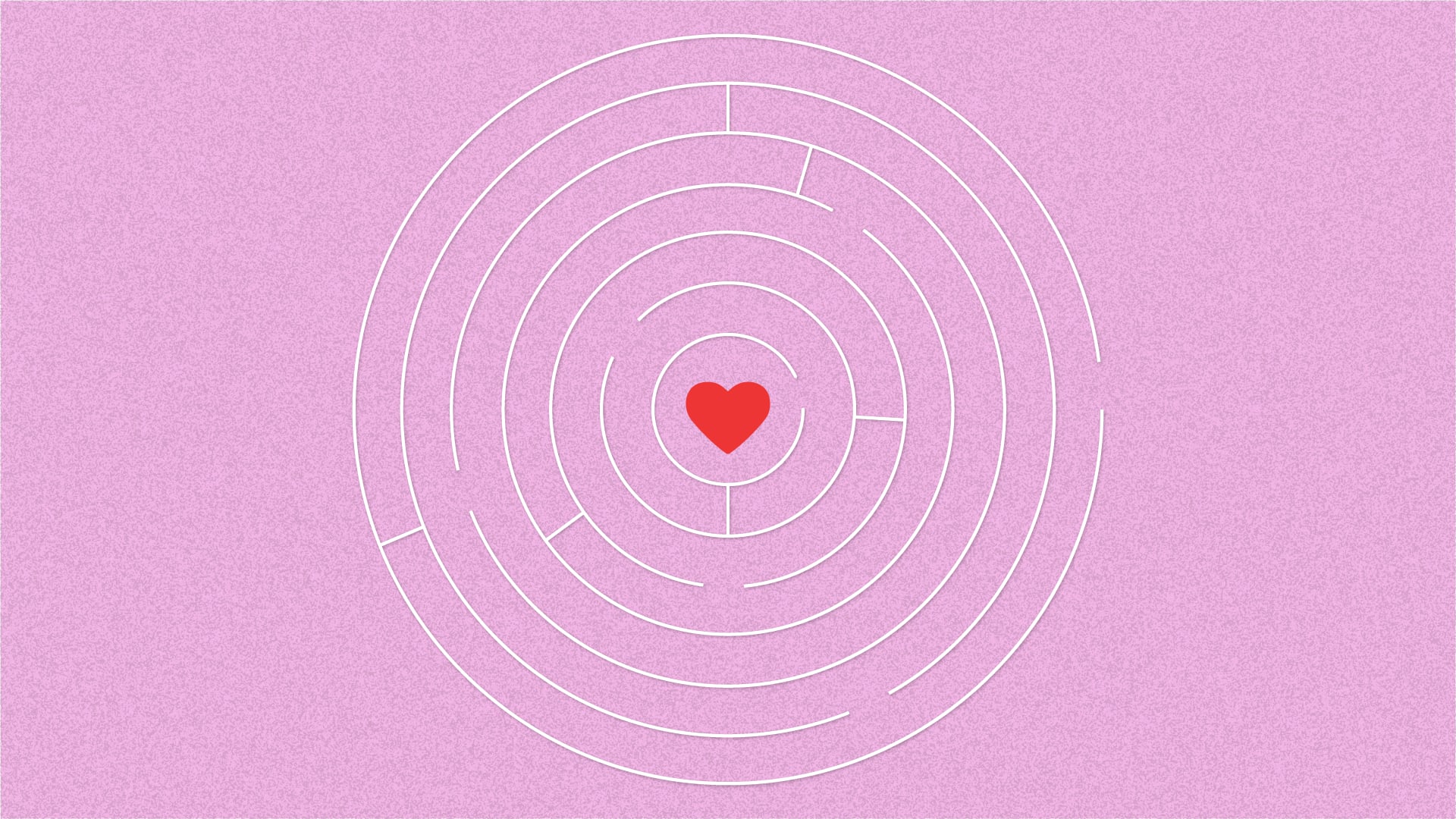 maze that leads to a heart