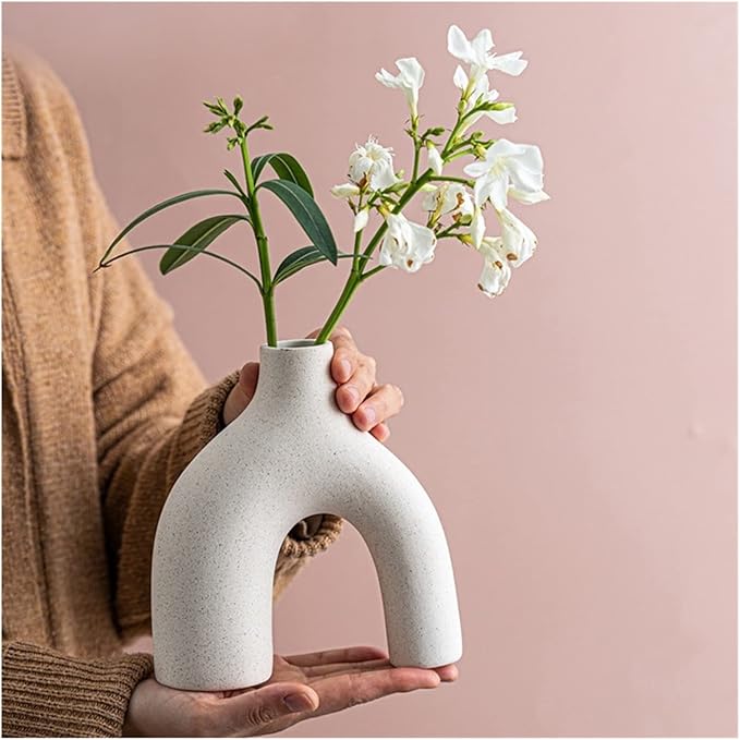 Arc Shape Ceramic Vase Decor Set