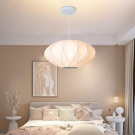 Italian Style Silk Pendant Light