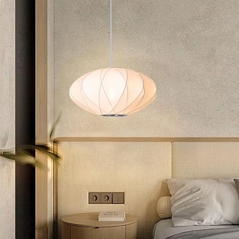 Italian Style Silk Pendant Light