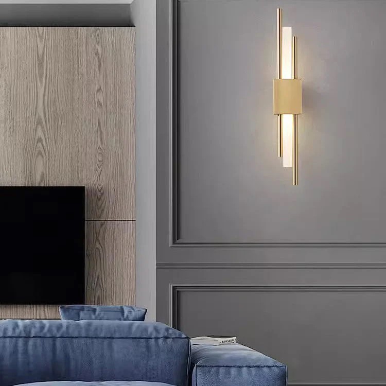 LED Gold Long Acrylic Tube Glass 