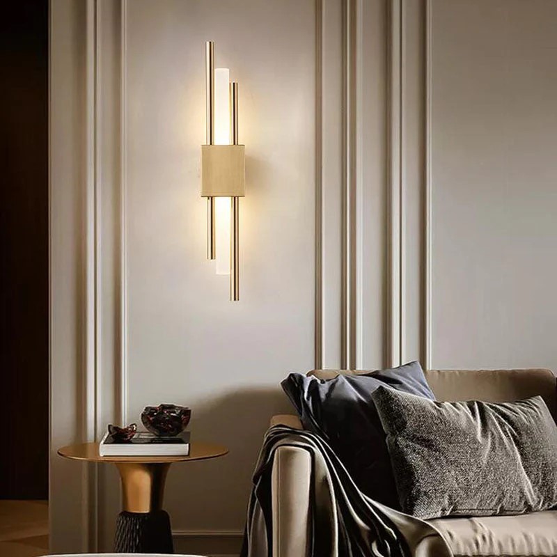 LED Gold Long Acrylic Tube Glass 