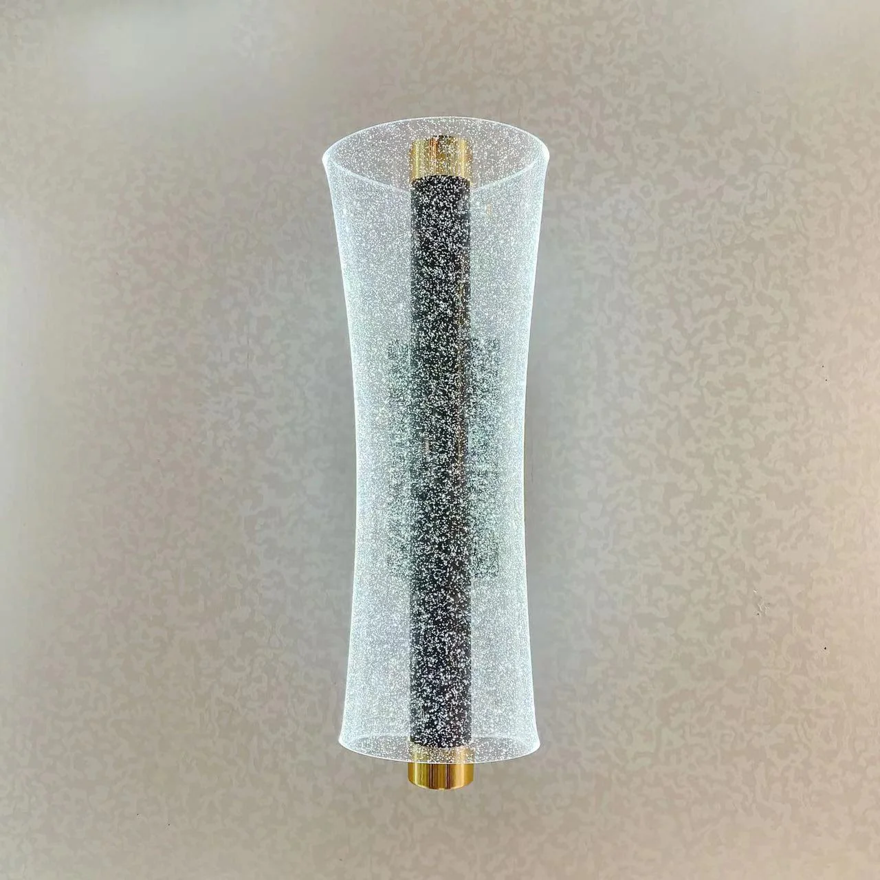 Luxury glass interior wall lamp