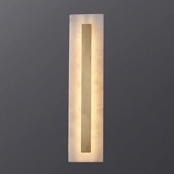 Luxury vertical glass interior wall lamp