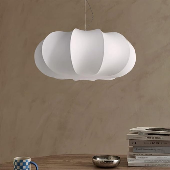 Pumpkin Silk Japanese Home Decorative Pendant Lights