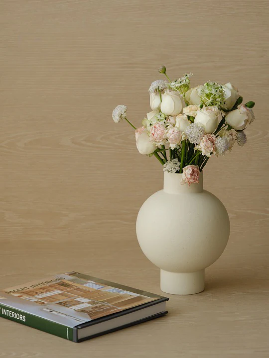 Plain Sphere Design Vase Decor