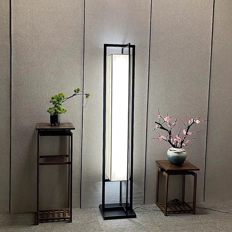Stained glass floor lamp