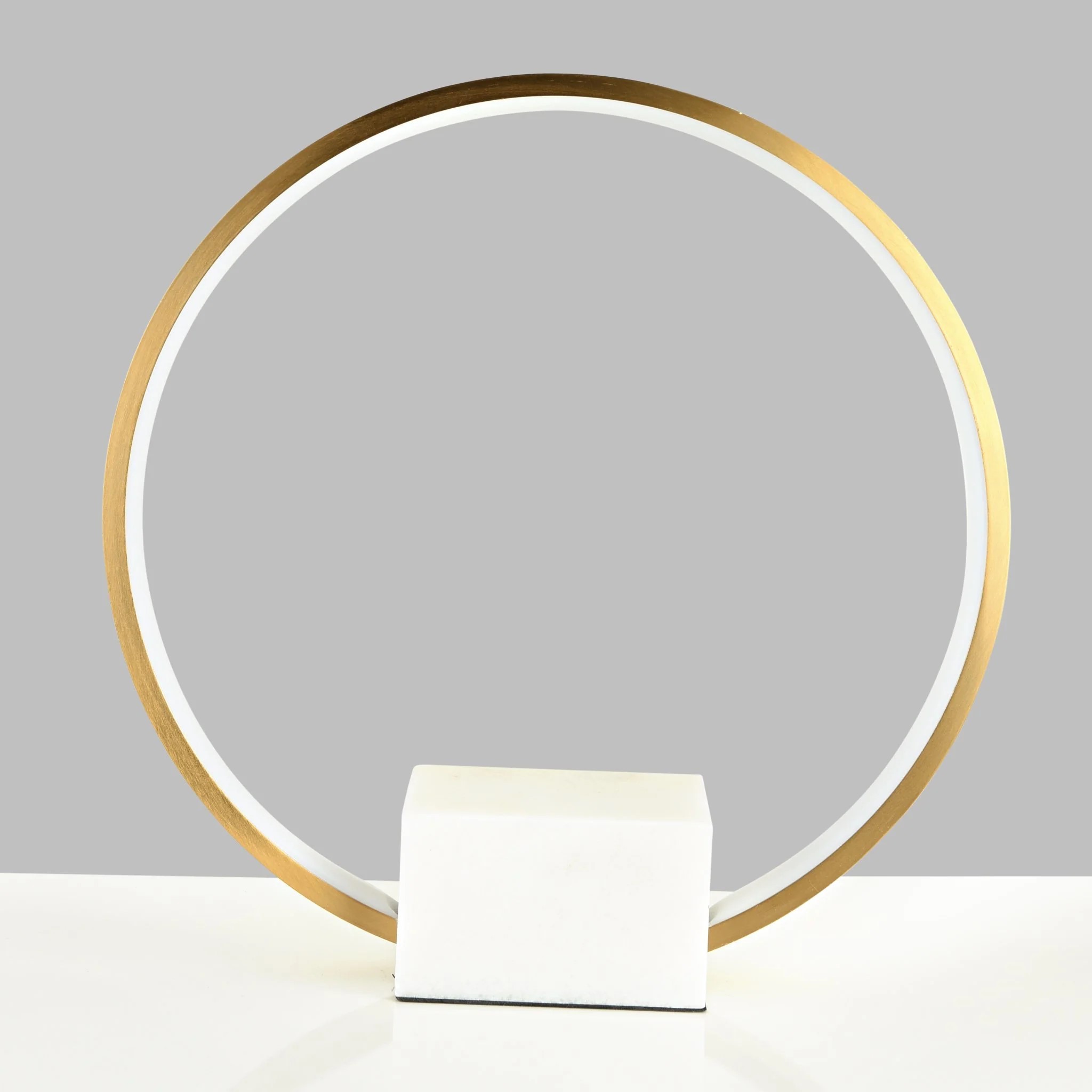 Marble Base Ring LED Table Lamp