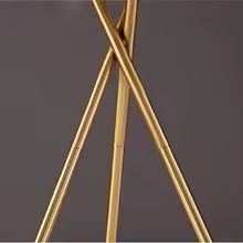 Gold Standing Tripod Floor Lamps