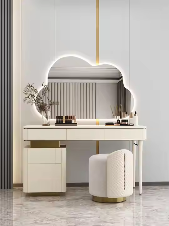 Scarlet Irregular Corner Wall Mirror Frameless (LED)