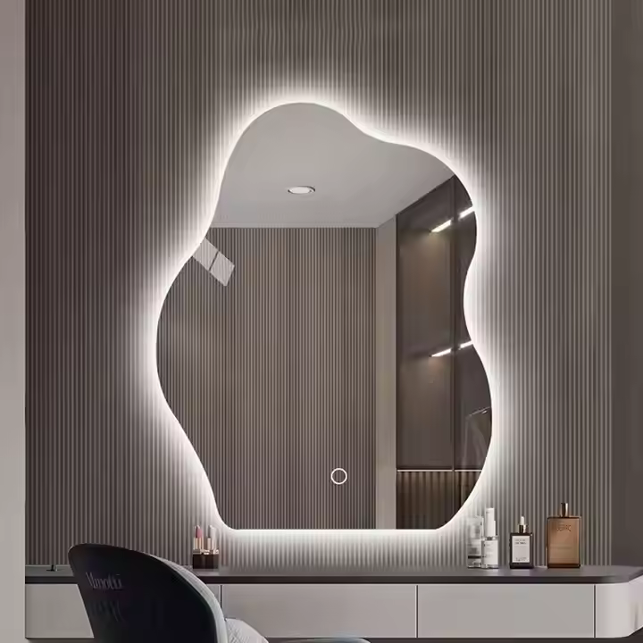 Skylar Irregular Cloud Shape Wall Mirror Frameless (LED)