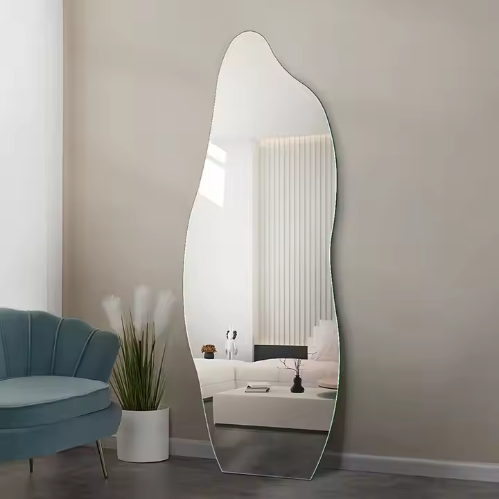 Evelyn Irregular Shape Mirror Frameless