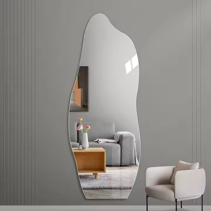Evelyn Irregular Shape Mirror Frameless