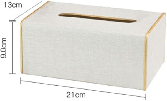 LinoWeave Luxe Tissue Box White