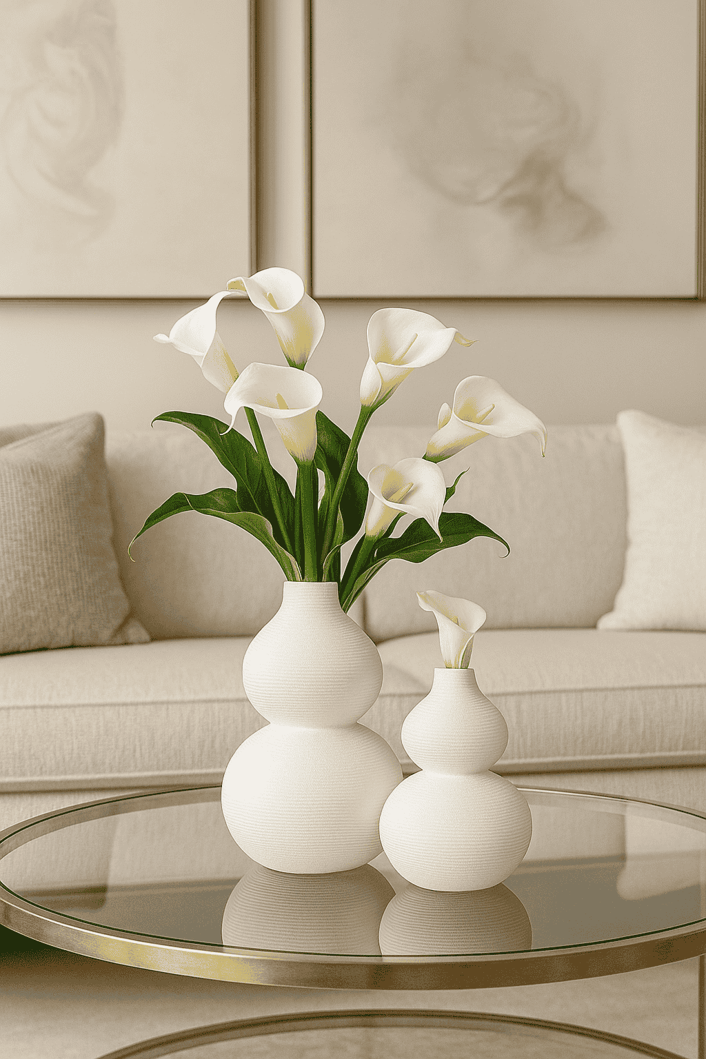 Gourd Shape Vase Decor Set