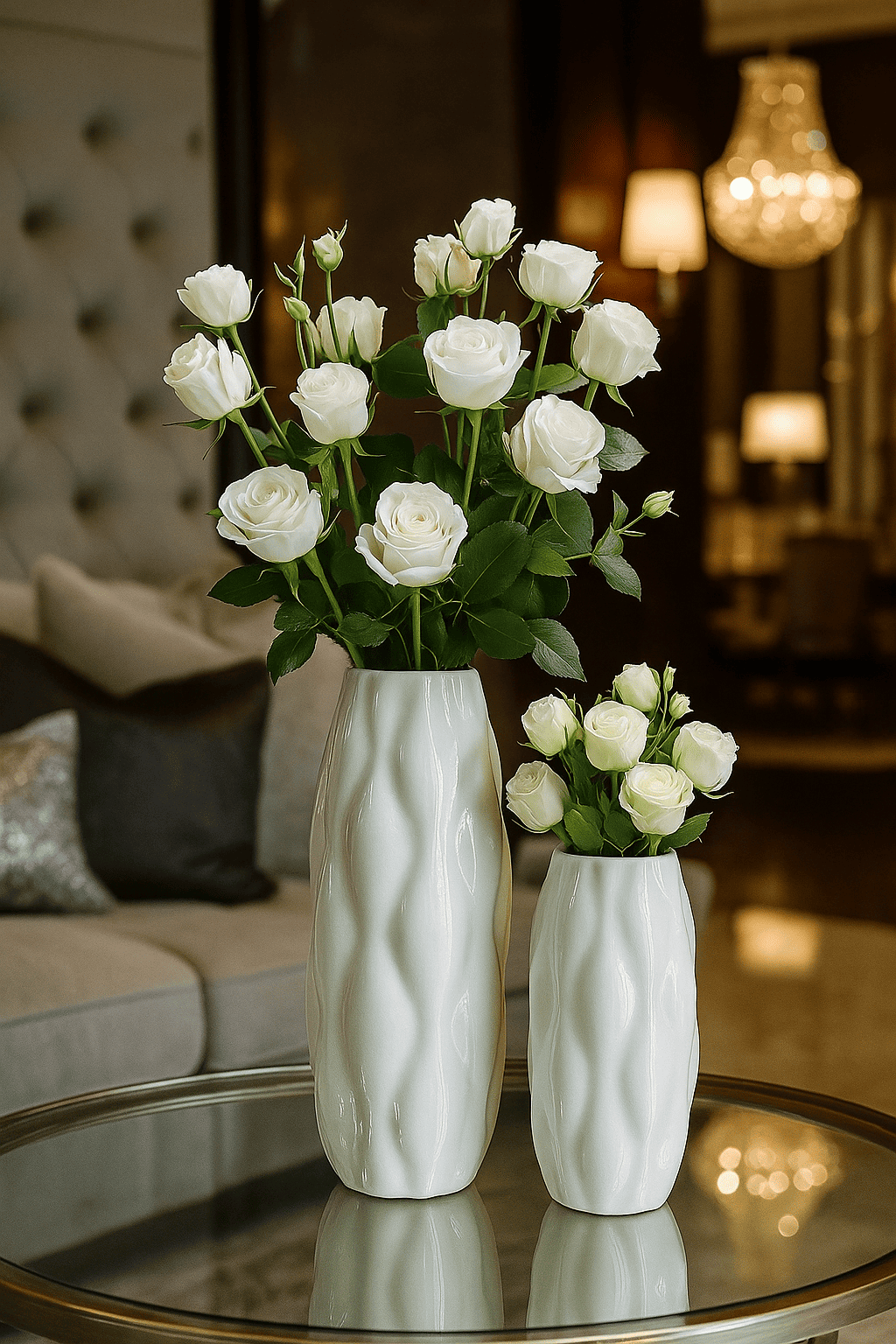 Textured Ceramic Vases