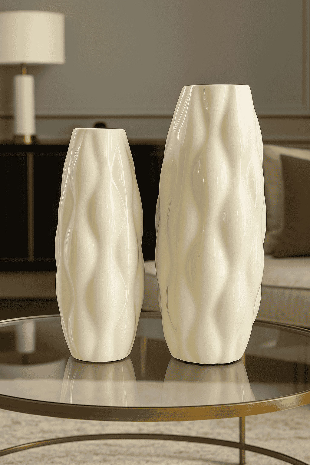 Textured Ceramic Vases