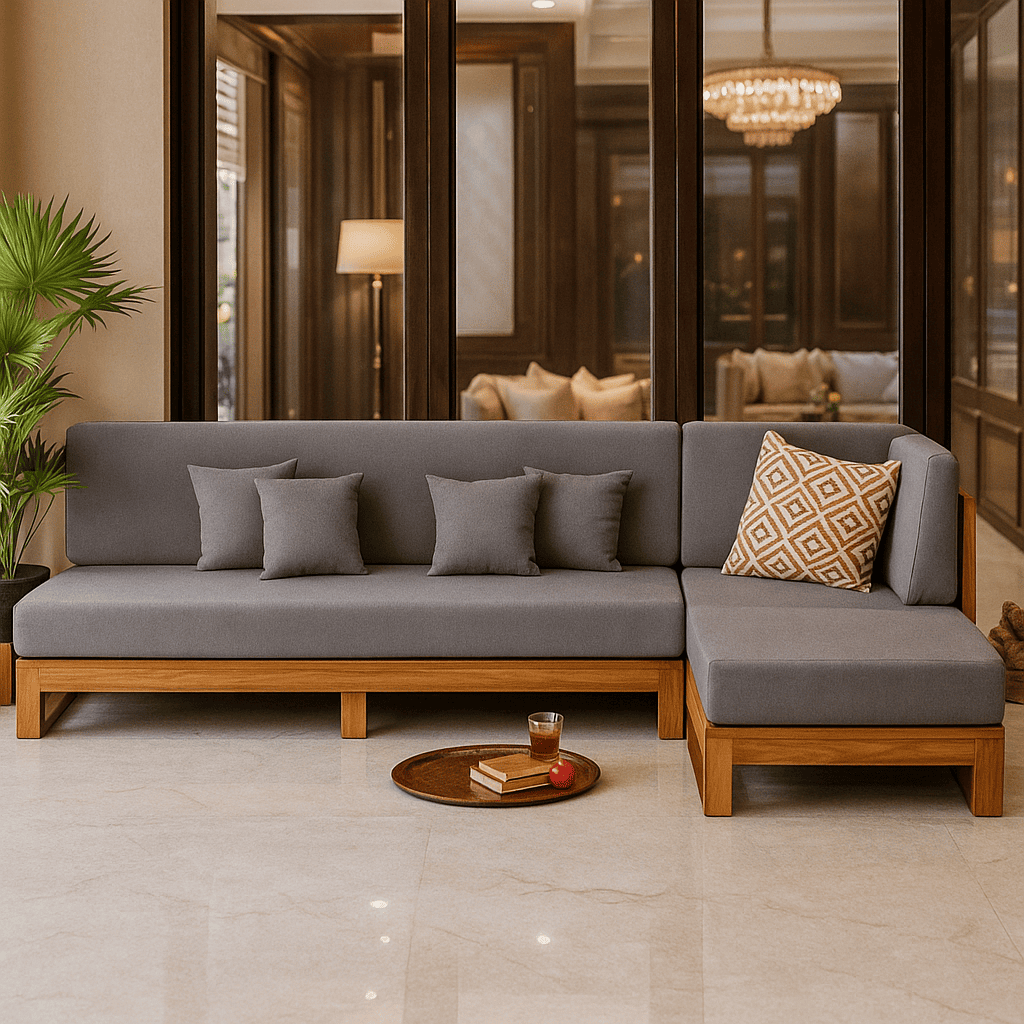 ArborEdge Minimalist L Shaped Sofa