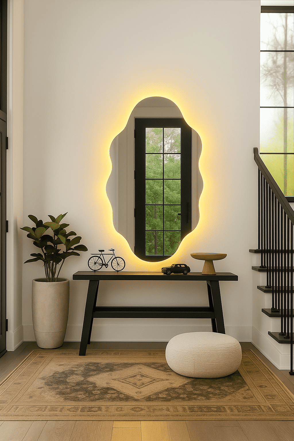 Cloudscape Mirror Frameless (LED)