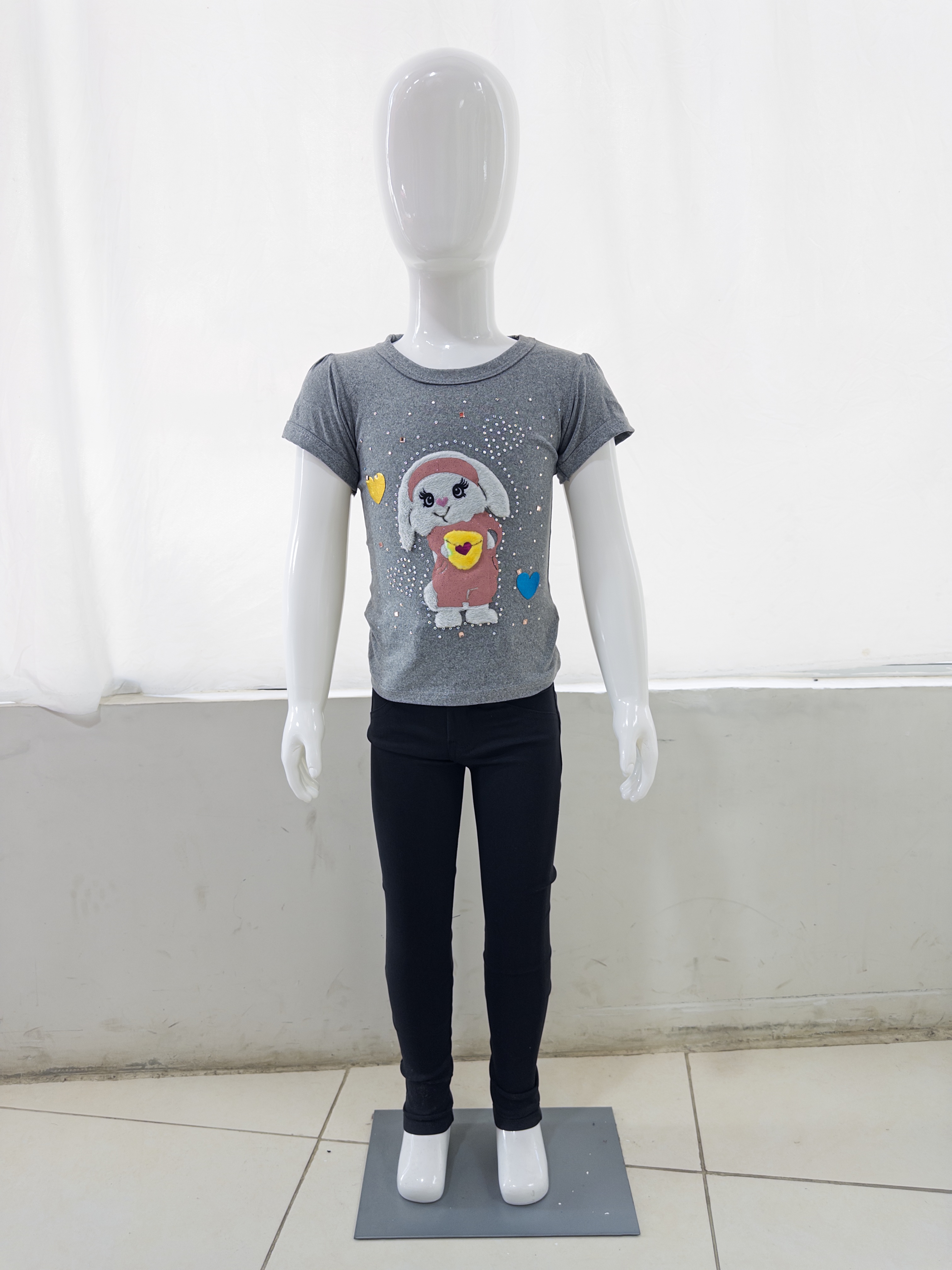 Blusa color gris 