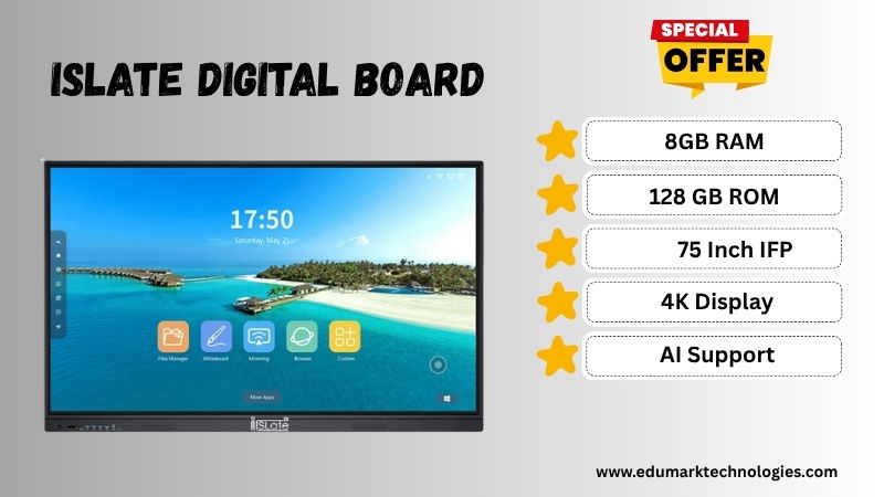 iSlate Digital Board | 4K Interactive Flate Panel