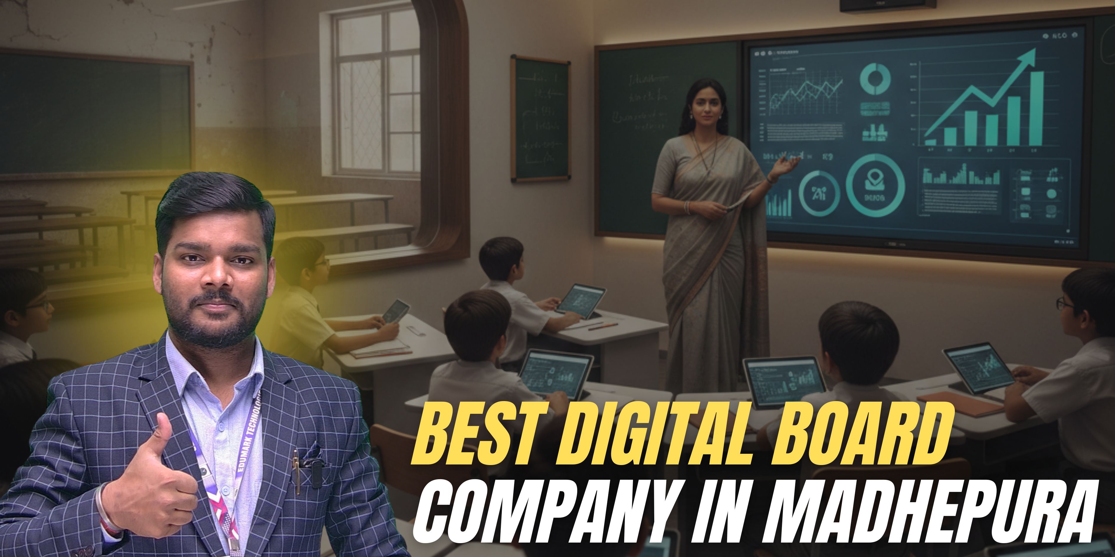 Best Digital Board Company In madhepura (bihar) Edumark Technologies